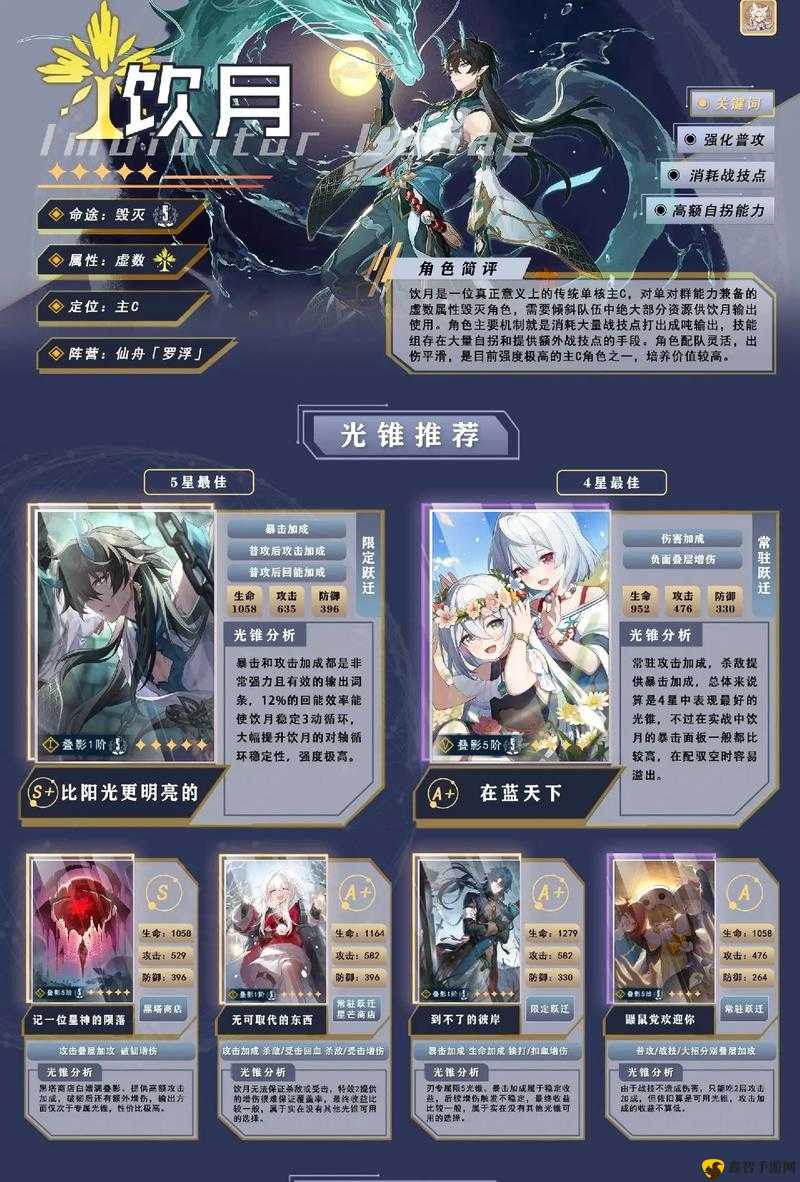 崩坏星穹铁道饮月君配队攻略与未来玩法革命预测