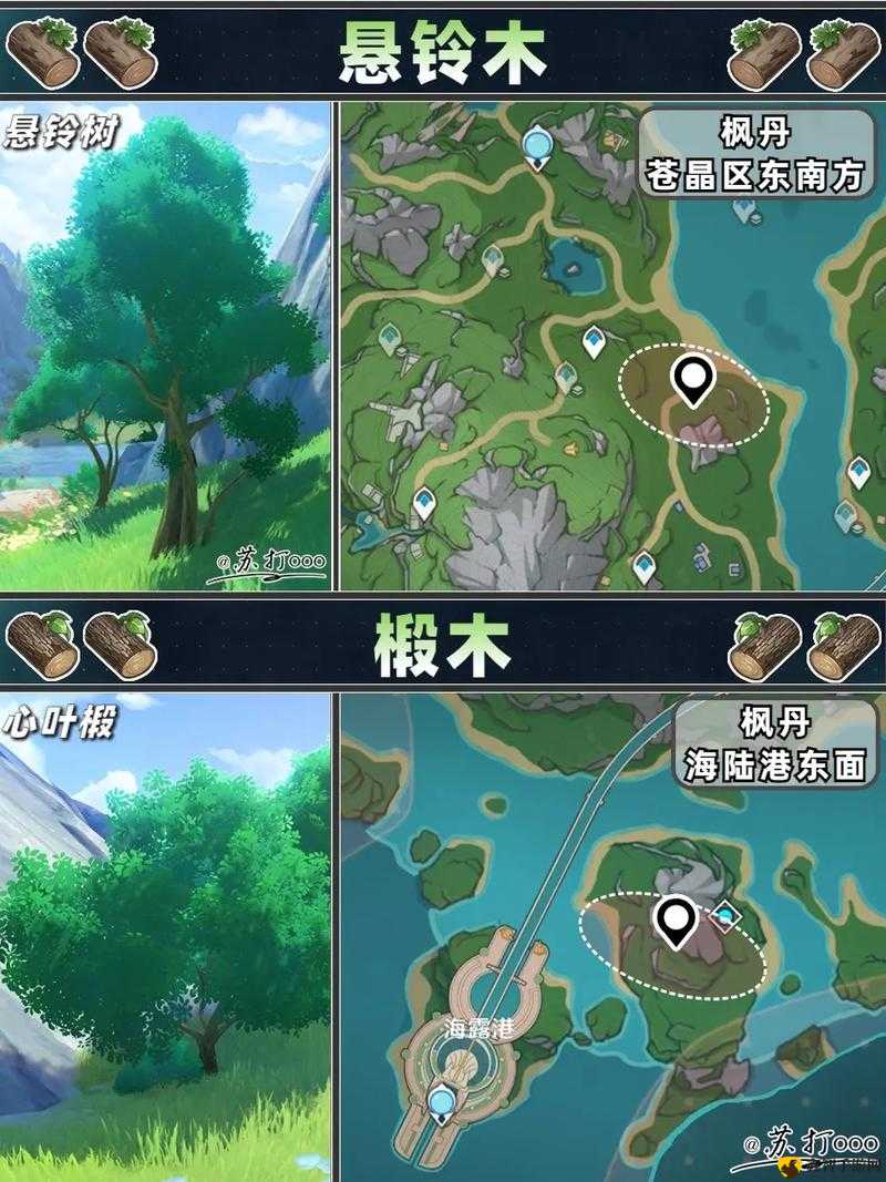 原神枫丹木材采集攻略,底层逻辑与实战操作