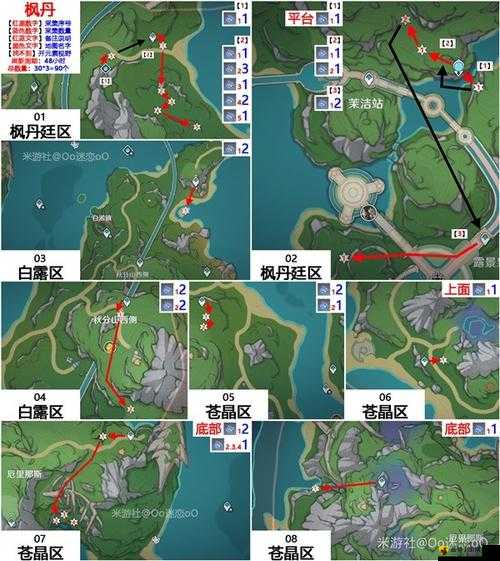 原神柔灯铃怎么采集及采集路线图详解